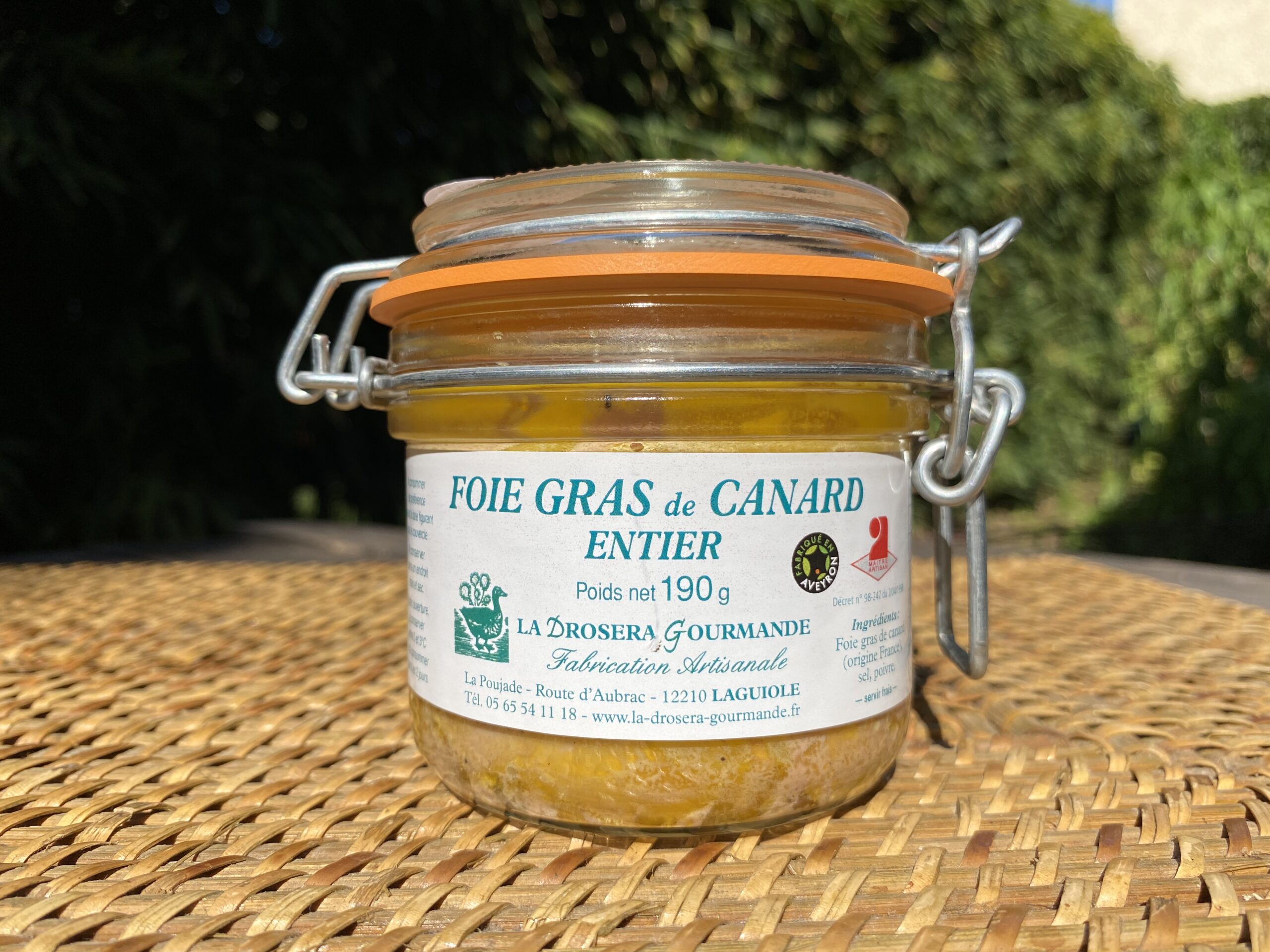 Foie Gras de Canard entier - 190g