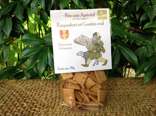 Biscuits apéritif au Laguiole et graines de moutarde - Le Panier du Causse